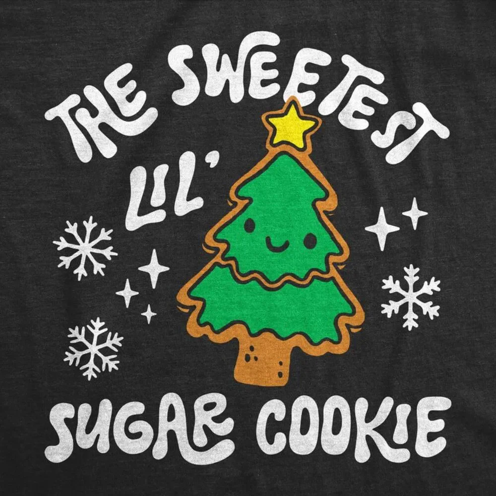 The Sweetest Lil Sugar Cookie Baby Bodysuit Xmas Jumper For Infants
